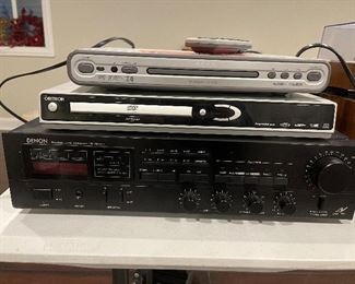 Denon receiver and DVD players