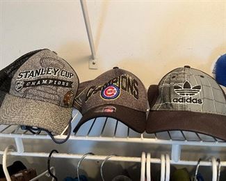 Baseball hats...