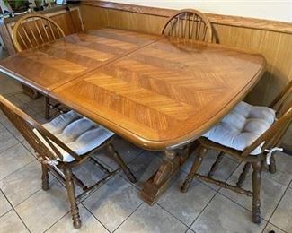 Lot 119
Cochran Wooden Table and Chairs