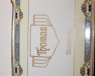 dealer's logo display, Fritz Thomas Bavarian china