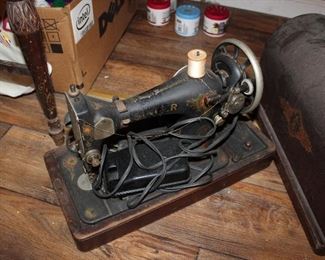 antique portable Singer
