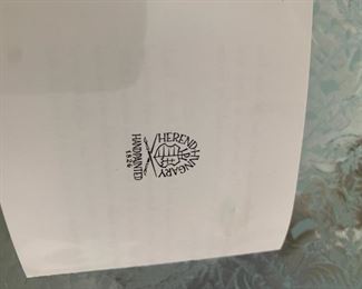 #10	Herend Tea Pot - Blue Flowers w/gold Accents - 1601/PBG G91 (hungary 1826)	 $400.00 
