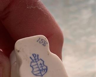 #11	(2) White Herend Rabbits - sold as a pair - 158,254 - 2.25"T	 $100.00 
