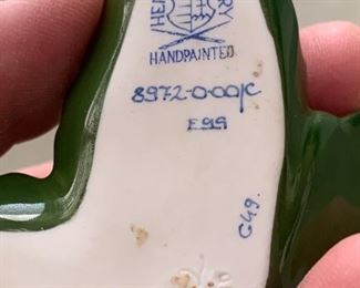 #14	Herend Yellow Butterfly (8972-000/c  1.75 t x 3" L	 $75.00 
