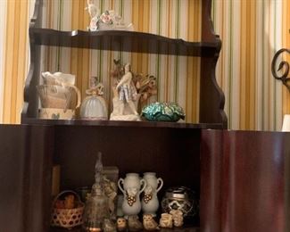 #26	Wood Wall Cabinet/display Shelf w/2 doors & 2 shelves 19x8x29	 $75.00 
