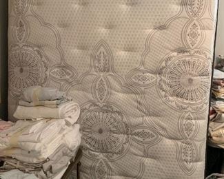 #30	Queen Pillow-top Mattress/Boxsprings w/hollywood Frame	 $175.00 
