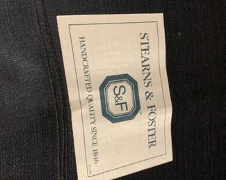 #33	Stearns & Foster hide-a-bed sofa Blue/Rust 69" Long - You move (bring your help)	 $65.00 
