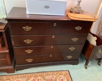 #41	Bombay Filing Cabinet w/2 drawers &  double lateral files   36x15x29 (no key)	 $75.00 
