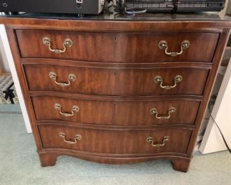 #45	Drexel 4 drawer Chest of Drawers w/glass protect - 36x18.5x32	 $275.00 
