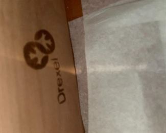 #45	Drexel 4 drawer Chest of Drawers w/glass protect - 36x18.5x32	 $275.00 
