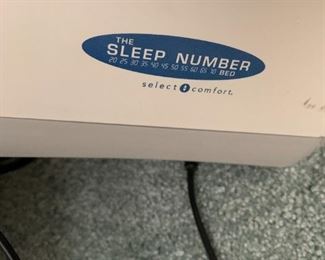 #52	Sleep Number Twin Mattress/Boxsprings 	 $75.00 

