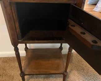 #55	Wood Antique Pipe Stand w/1 door 12x10x26	 $125.00 
