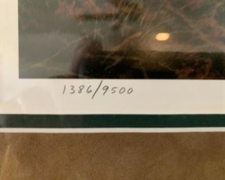 #59	Terry Redlin "Sunday Morning" 1386/9500  31x44	 $200.00 
