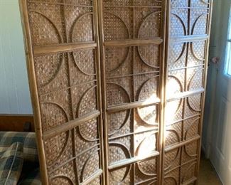#72	4 screen panel w/Basket Weave & Design  (each panel 18x68)	 $75.00 

