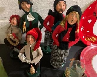 #109	Set of 5 Byers Choice Carolers 	 $150.00 
