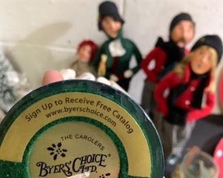 #109	Set of 5 Byers Choice Carolers 	 $150.00 