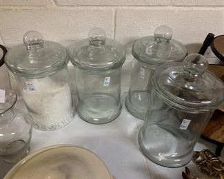 #112	Set of 4 Glass Cannisters	 $20.00 

