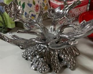 #133	Arthor Court  Grape Base w/acrylic Bowl Top 	 $50.00 
