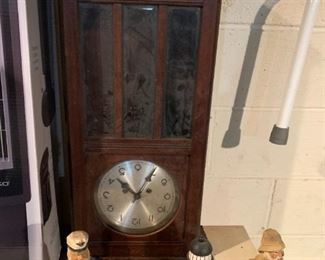 #138	Wood Wall Clock - 12x30"T	 $40.00 
