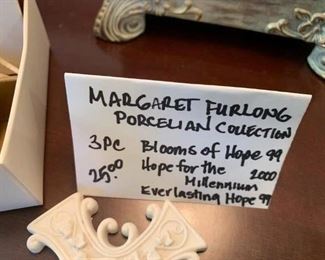 #158	Margaret Furlong Porcelain collection 3pc Set	 $25.00 
