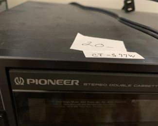 #173	Pioneer Cassette Player CT577W	 $20.00 

