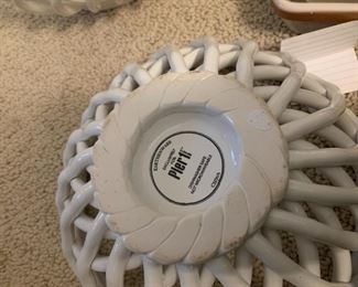 #192	(2) Pier 1 Ceramic Baskets - sold as a set	 $30.00 
