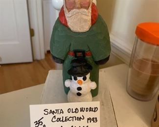 #196	Santa Old World Collection 1993	 $35.00 

