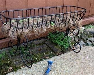 #207	Cast Iron Plant Stand Heavy  44x15x23	 $150.00 
