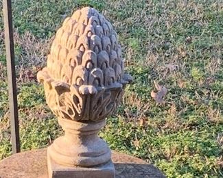 #210	Concrete Pineapple 15"T	 $30.00 
