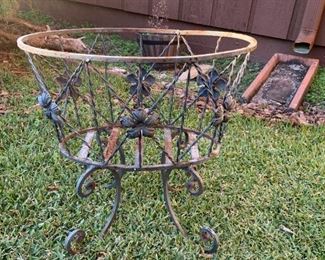 #218	Metal Plant Stand  21x12x22 (as is rusts)   (2)   $30 each	 $60.00 
