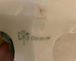 #242	(2) German Rose Candle Holders - sold as a set  $25 a set	 $25.00 
