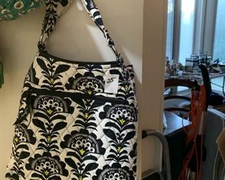 #244	Vera Bradley Black & White Shoulder Strap Handbag	 $25.00 
