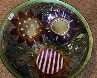 #265	Decorative Glass Flower bowl 18" Round	 $30.00 
