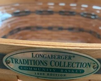 #270	Longaberger traditions collection community basket 1996	 $25.00 

