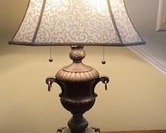Double light lamp.