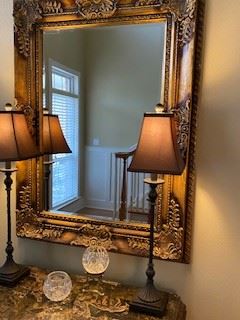 36 x 48" Mirror, beautiful ornate frame. 