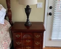 Cherry finish, solid wood Night Stand w/ 3 Drawers each (26" W x 20" H x 16" D) - 2 of them.