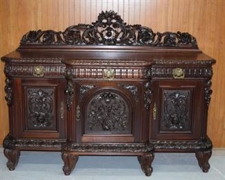 Lot 277 14pc Incredible Carved French Dinning Sutie