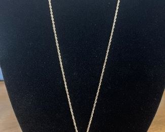 Gold Look Necklace with Cross Pendant 
$15.00 
Contact: Sonyadowdakin@gmail.com or 815-985-2047