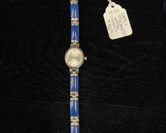 Lapis & Sterling Watch (WORKS!) #13-59
$50.00 
Contact: sonyadowdakin@gmail.com or 815-985-2047