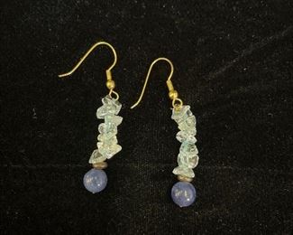 Light Blue Crystal Rock Earrings 
$5.00
Contact: sonyadowdakin@gmail.com or 815-985-2047