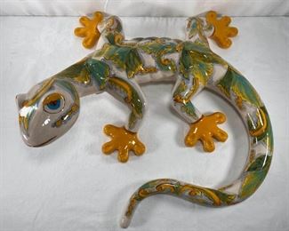 TalaveraStyle HandPainted Ceramic Salamander