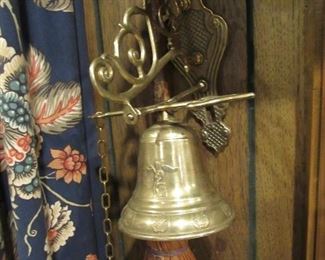 Brass swinging bell