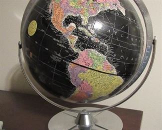 Retro chrome globe