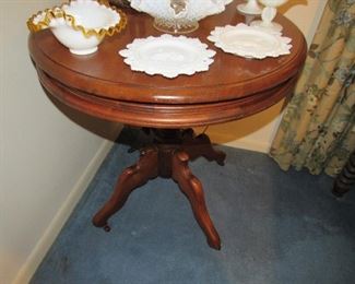 Antique walnut parlor table