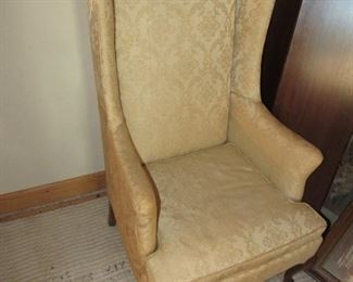 Vintage high-back chair