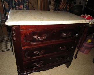 Another marble-top washstand