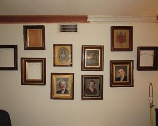 Victorian walnut frames