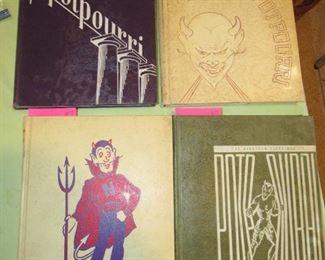 Vintage Deacon Demon yearbooks