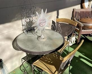 Outdoor Bistro Table Set